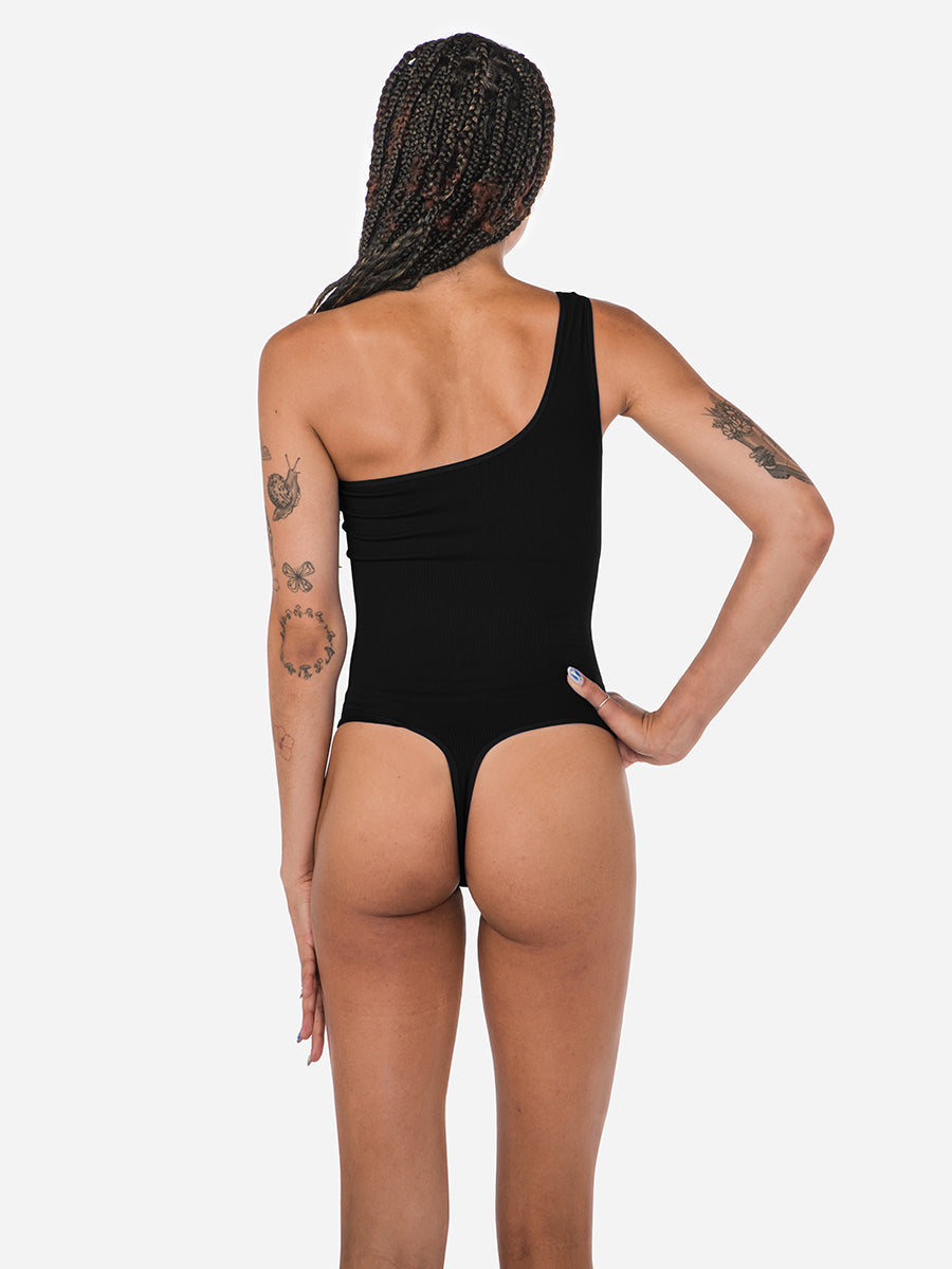 Single One-Shoulder Bodysuit