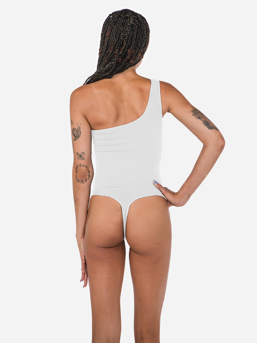 Single One-Shoulder Bodysuit