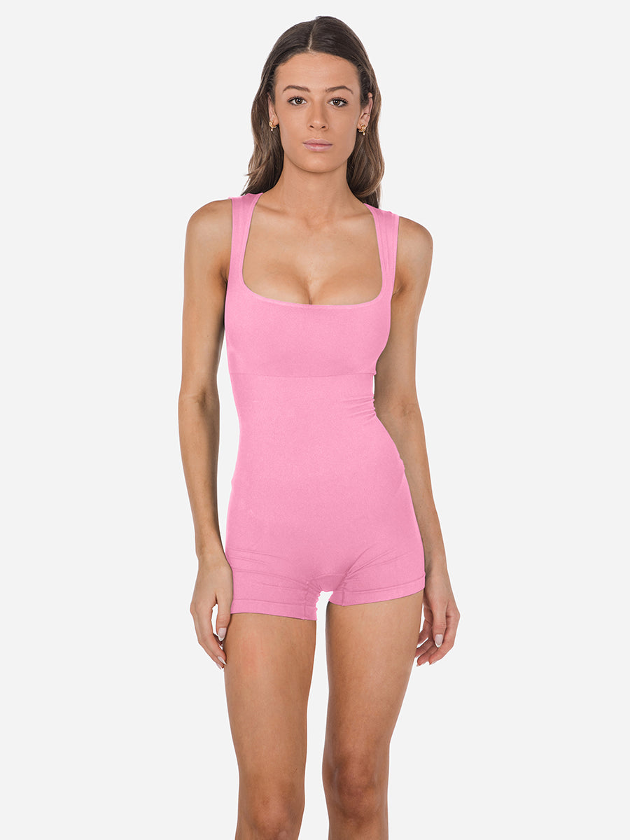 Square Neck Shapewear Jumpsuit