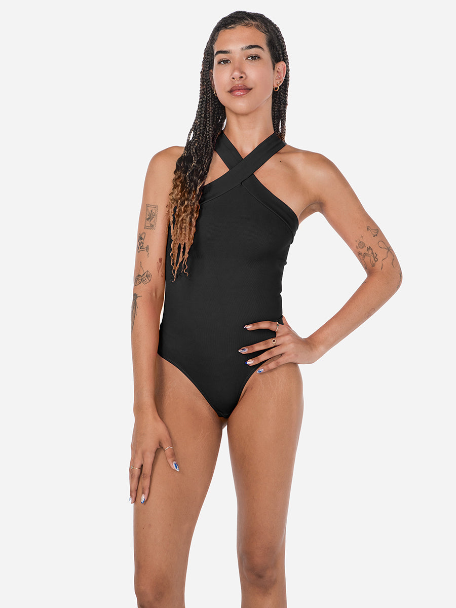 Classic Crossover Shapewear Bodysuit