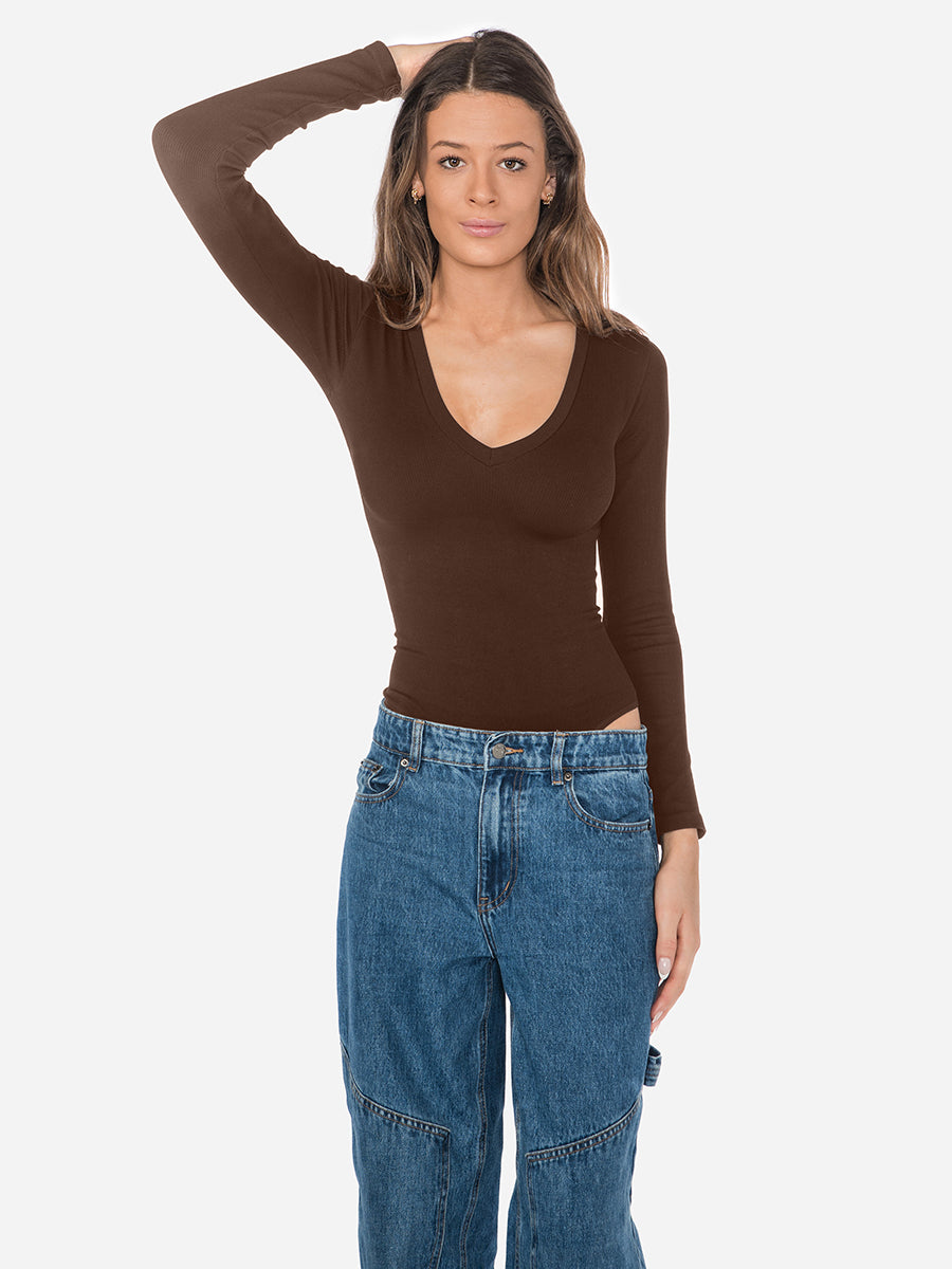 Long Sleeve Scoop Bodysuit