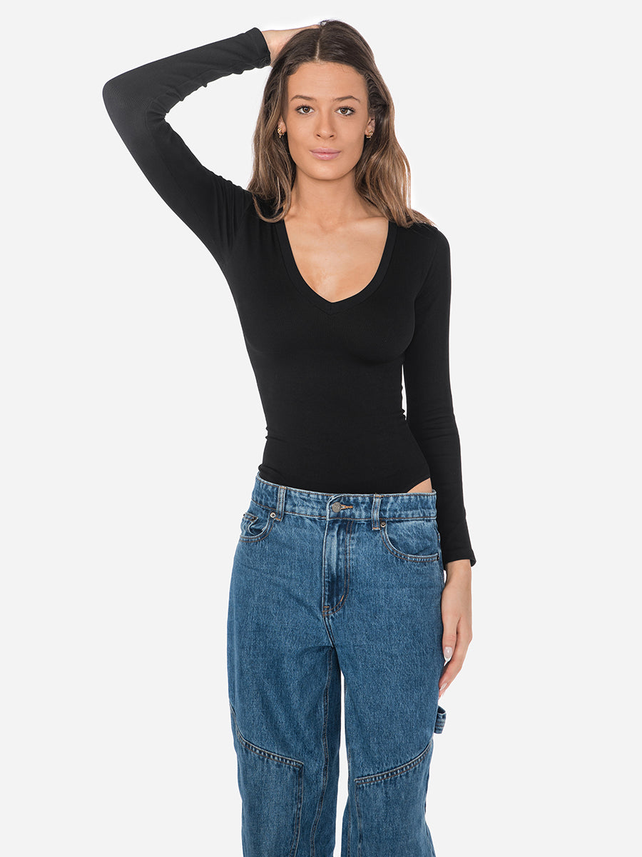 Long Sleeve Scoop Bodysuit