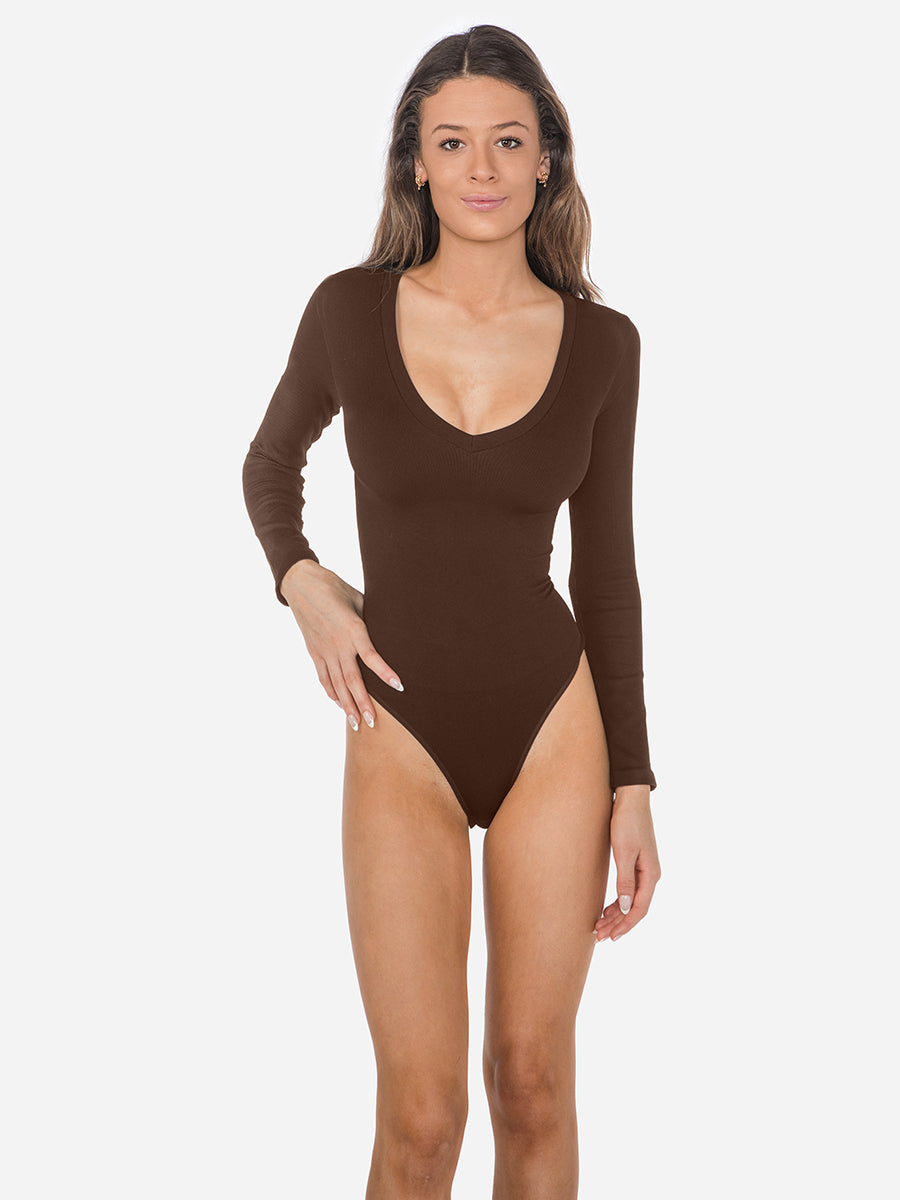 Long Sleeve Scoop Bodysuit