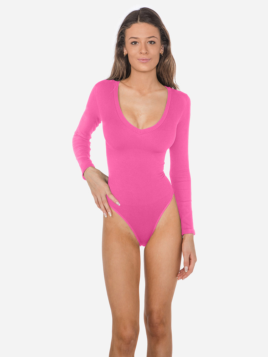 Long Sleeve Scoop Bodysuit