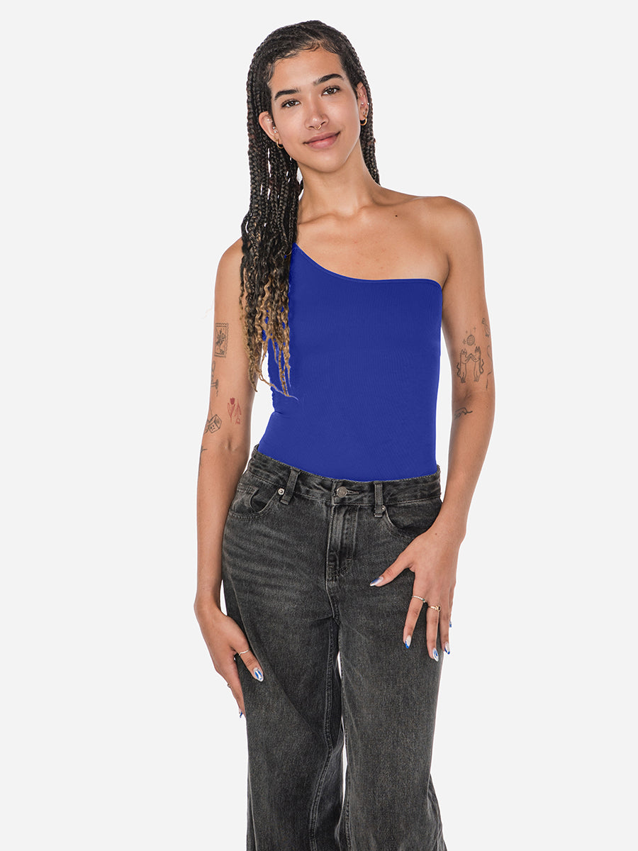 Single One-Shoulder Bodysuit