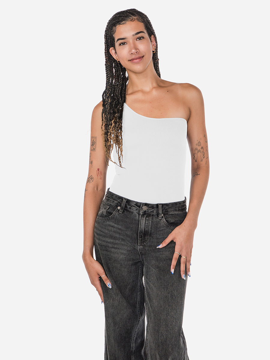 Single One-Shoulder Bodysuit